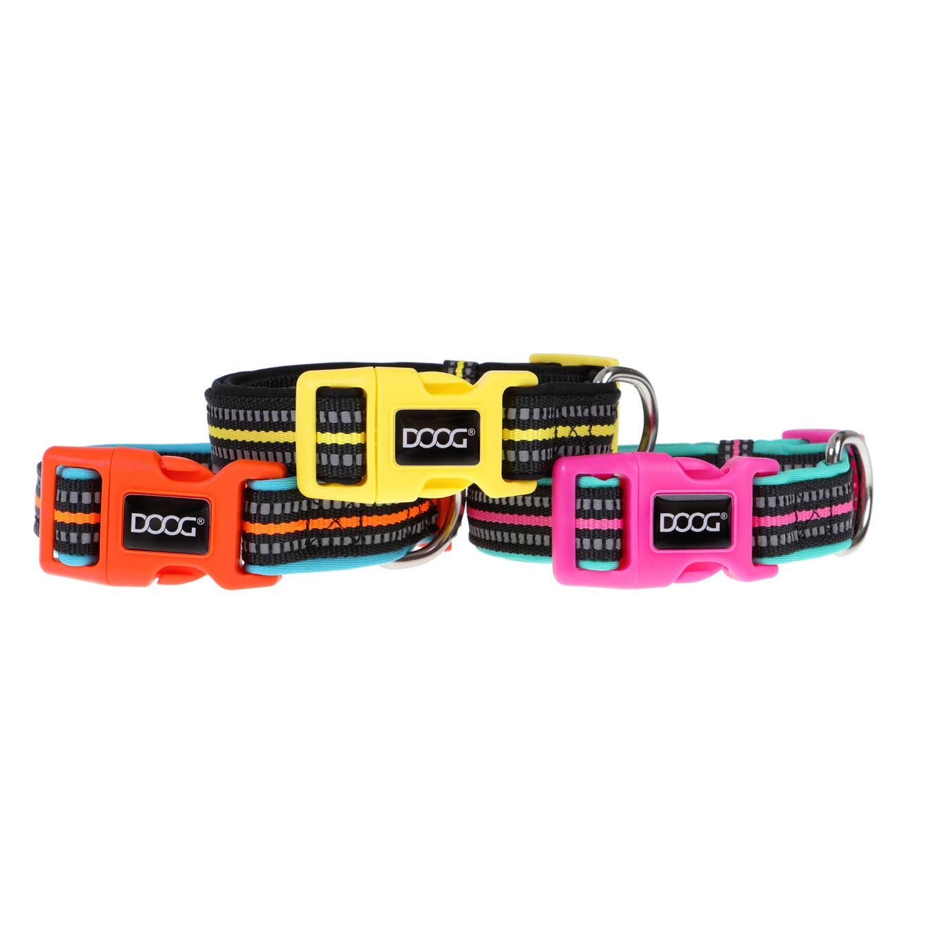 Neoprene Dog Collar - BOLT (NEON)