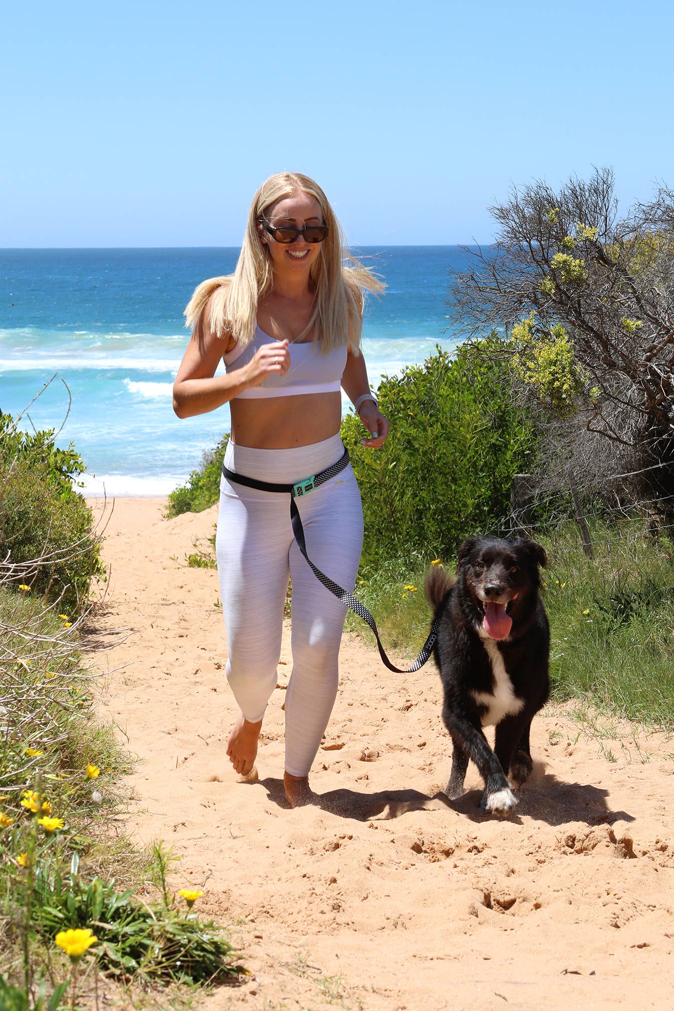 DOOG 'Clip-It' Neoprene Dog Leash - BOLT (Neon)